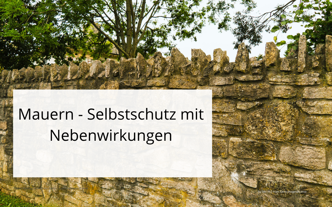 Mauern – Selbstschutz mit Nebenwirkungen